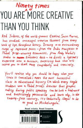 Quatrième de couverture de « THE ART OF CREATIVE THINKING »