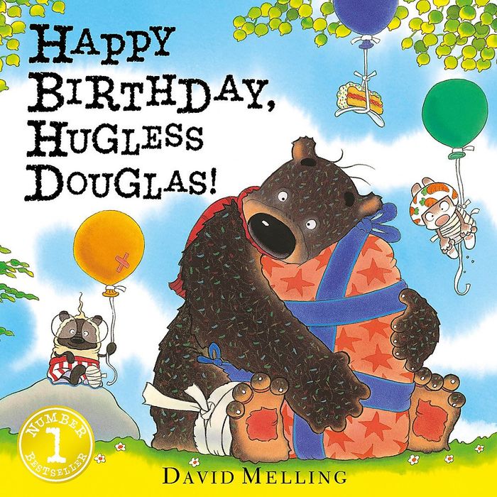 Couverture du livre « HAPPY BIRTHDAY, HUGLESS DOUGLAS ! » de Melling, David, librairie Les Contes Infusés à Corte