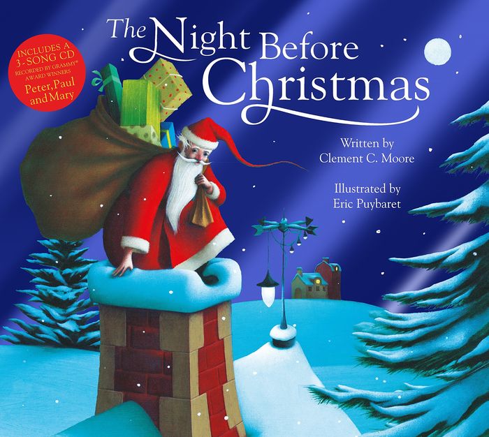Couverture du livre « THE NIGHT BEFORE CHRISTMAS » de Moore, C Clement, Pu, librairie Les Contes Infusés à Corte