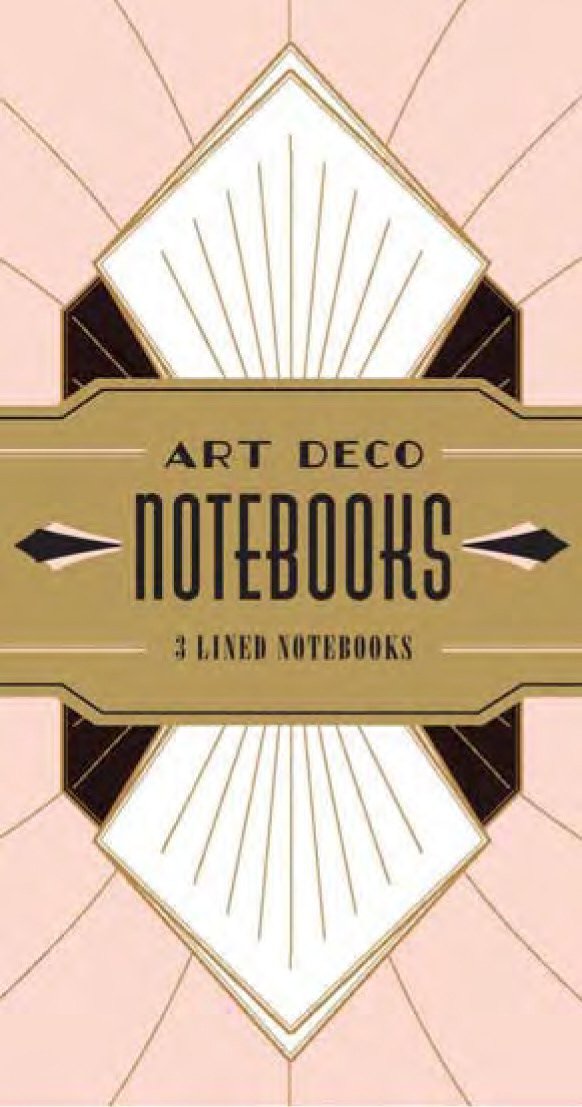 Couverture du livre « ART DECO NOTEBOOKS » de Collectif Ouvrage, librairie Les Contes Infusés à Corte