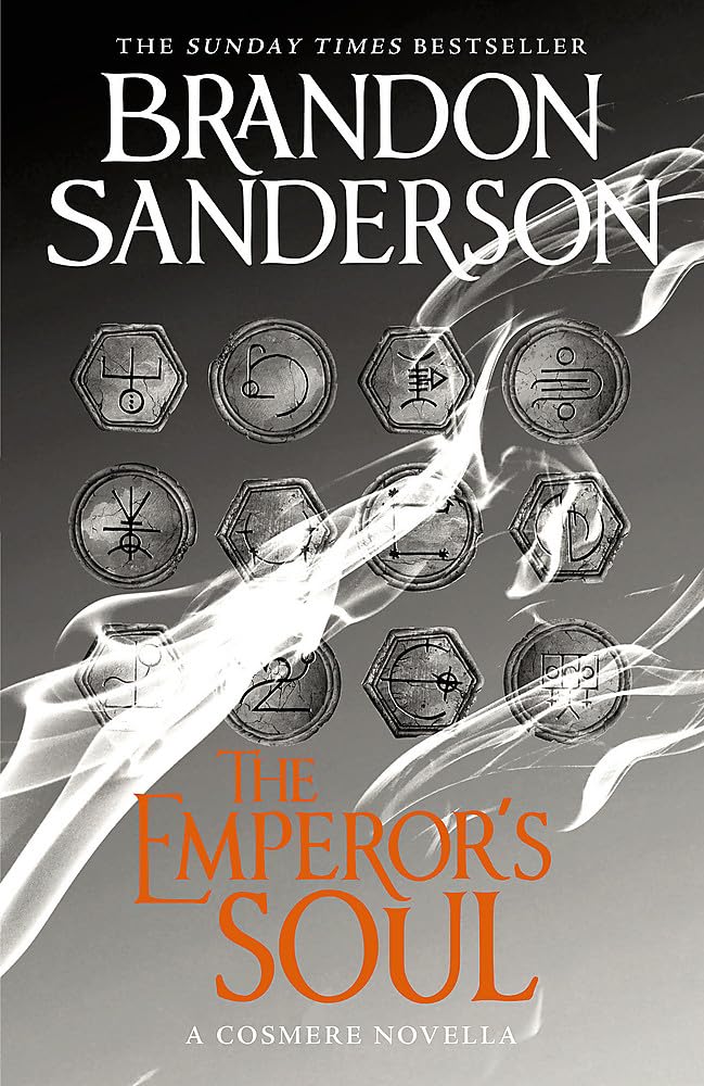 Couverture du livre « THE EMPEROR'S SOUL - A COSMERE STANDALONE » de Brandon Sanderson, librairie Les Contes Infusés à Corte