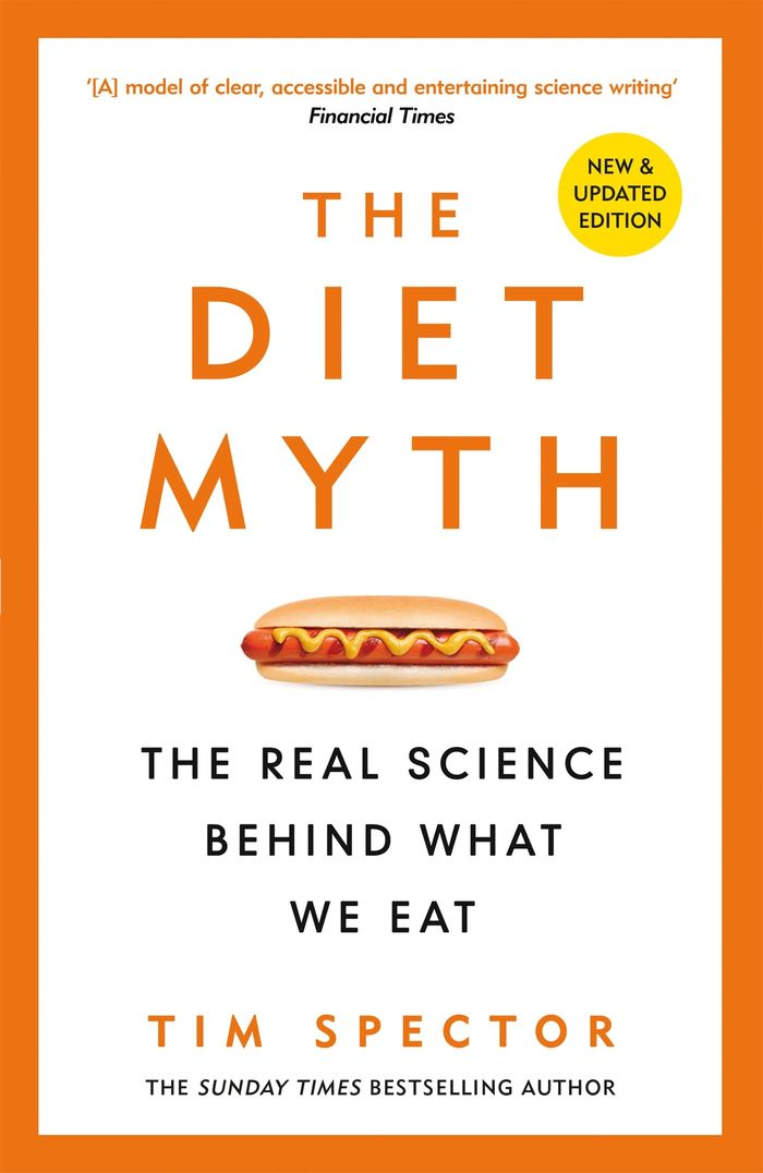 Couverture du livre « THE DIET MYTH - THE REAL SCIENCE BEHIND WHAT WE EAT », librairie Les Contes Infusés à Corte
