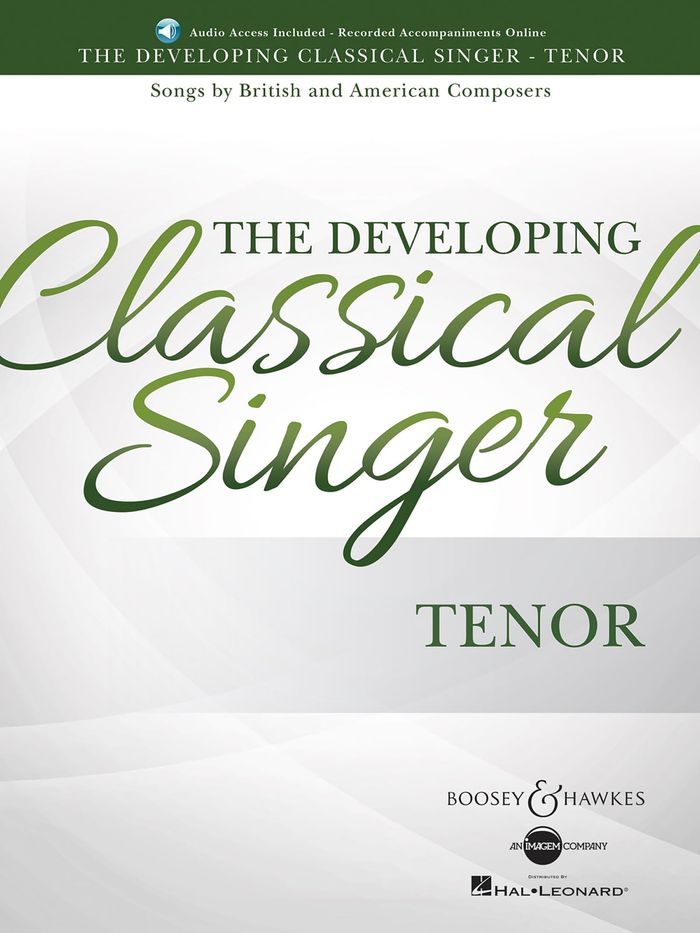 Couverture du livre « THE DEVELOPING CLASSICAL SINGER - TENOR - SONGS BY BRITISH AND AMERICAN COMPOSERS. TENOR AND PIANO. » de Berkeley/britten, librairie Les Contes Infusés à Corte