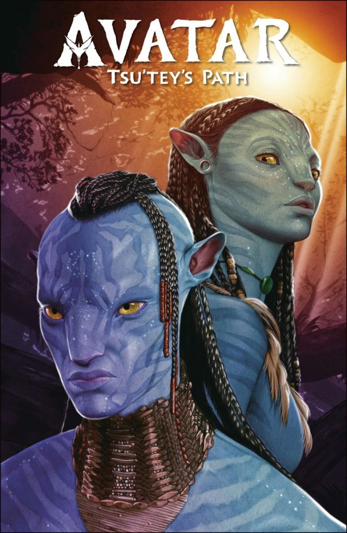 Couverture du livre « JAMES CAMERON'S AVATAR TSU'TEY'S PATH », librairie Les Contes Infusés à Corte