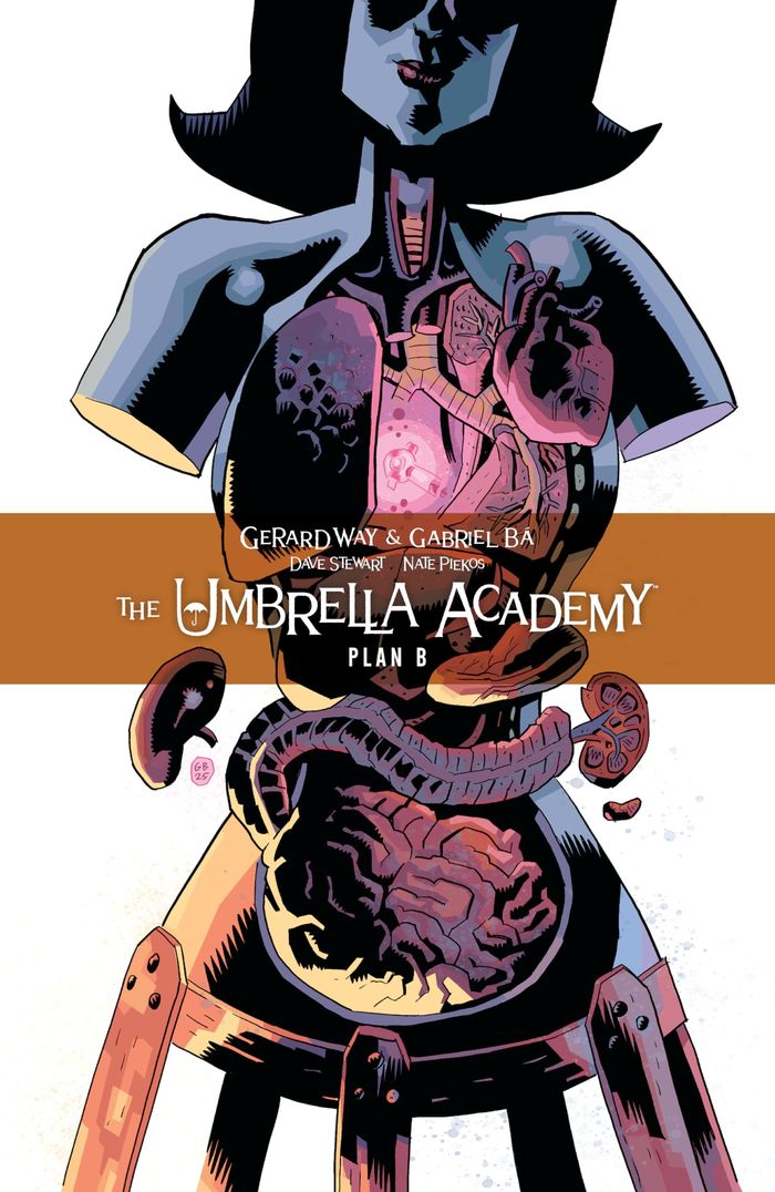 Couverture du livre « THE UMBRELLA ACADEMY: PLAN B » de Way/ba/stewart, librairie Les Contes Infusés à Corte