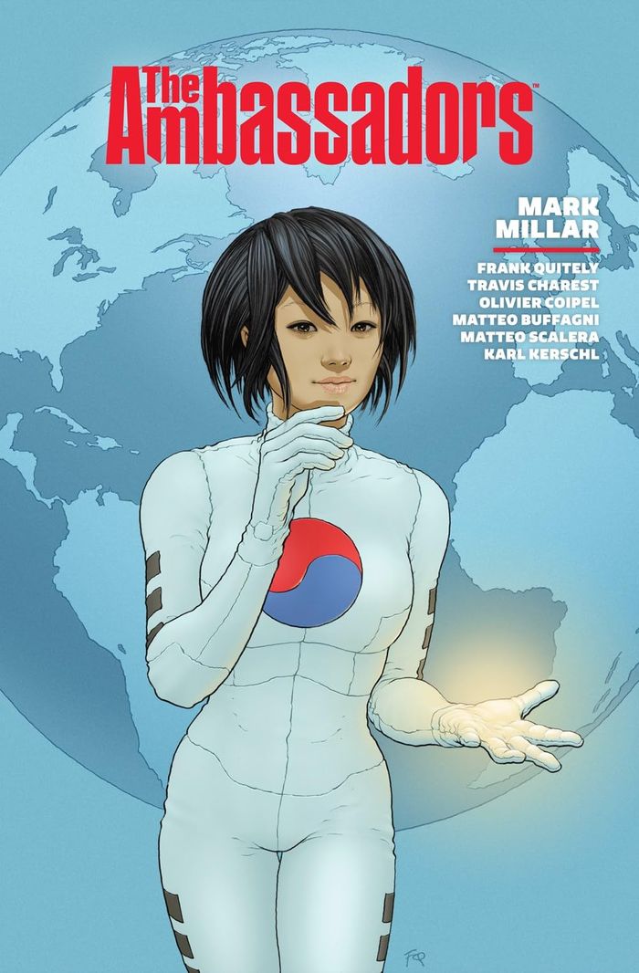 Couverture du livre « THE AMBASSADORS LIBRARY EDITION » de Mark Millar, librairie Les Contes Infusés à Corte