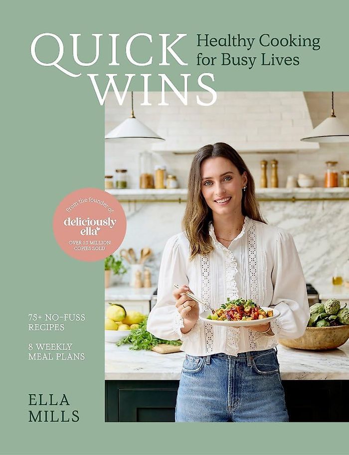 Couverture du livre « QUICK WINS - HEALTHY COOKING FOR BUSY LIVES - THE ULTIMATE GUIDE TO EASY, PLANT-BASED, HEALTHY EATIN » de (woodward) E M., librairie Les Contes Infusés à Corte