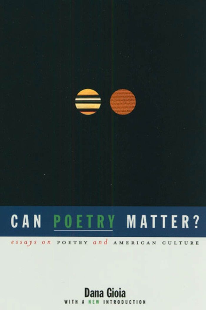Couverture du livre « CAN POETRY MATTER? », librairie Les Contes Infusés à Corte