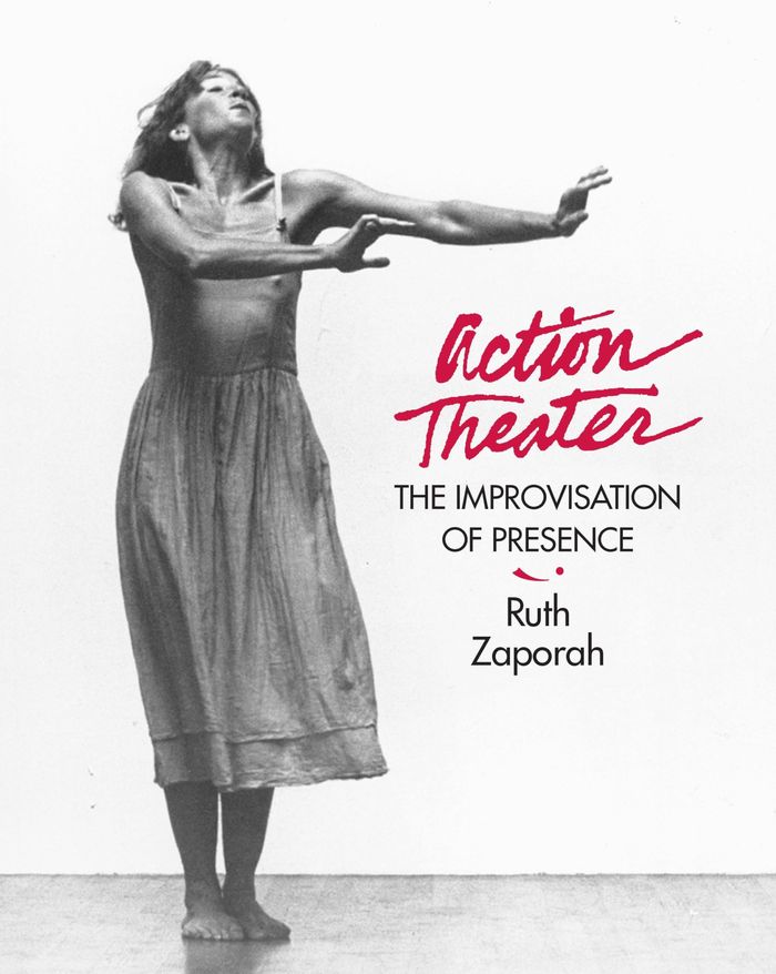 Couverture du livre « ACTION THEATER - THE IMPROVISATION OF PRESENCE », librairie Les Contes Infusés à Corte
