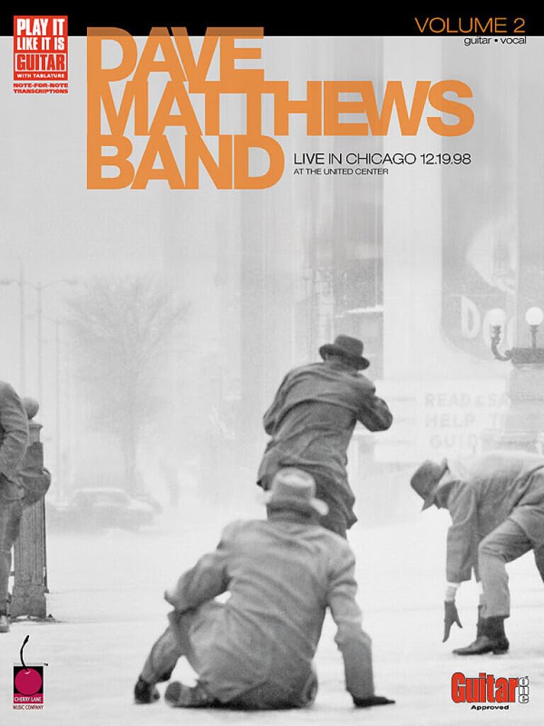 Couverture du livre « PLAY IT LIKE IT IS GUITAR: DAVE MATTHEWS BAND - LIVE IN CHICAGO 12.19.98 VOLUME 2 GUITARE », librairie Les Contes Infusés à Corte