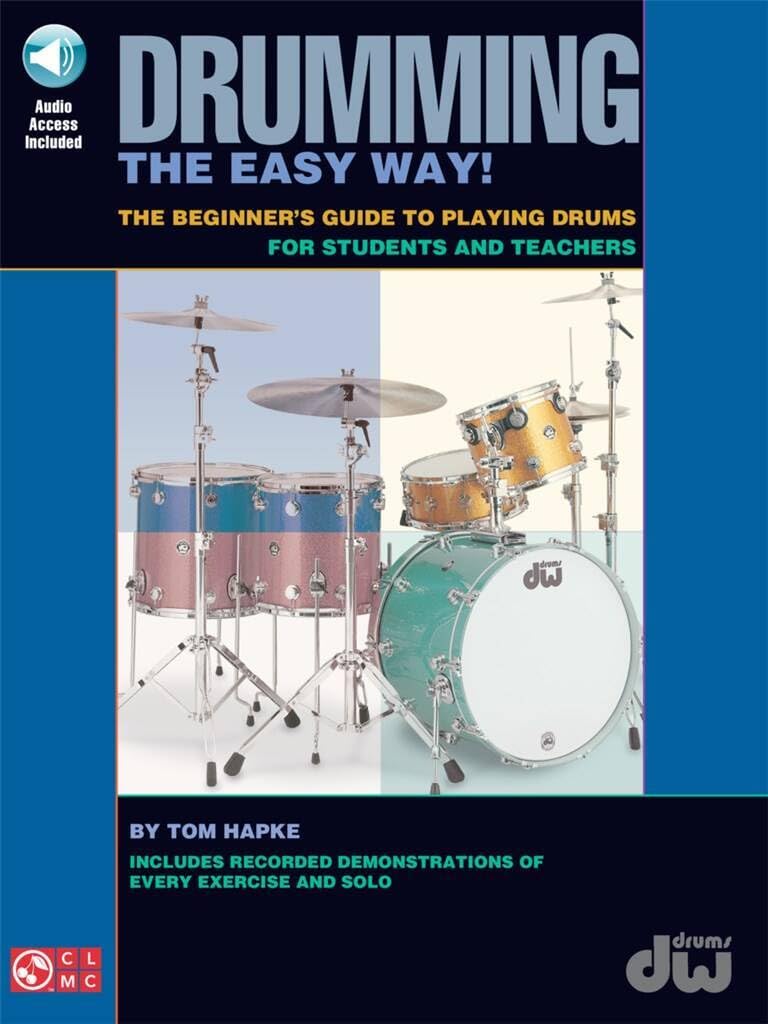 Couverture du livre « DRUMMING THE EASY WAY! BATTERIE +CD » de Auteurs Divers, librairie Les Contes Infusés à Corte