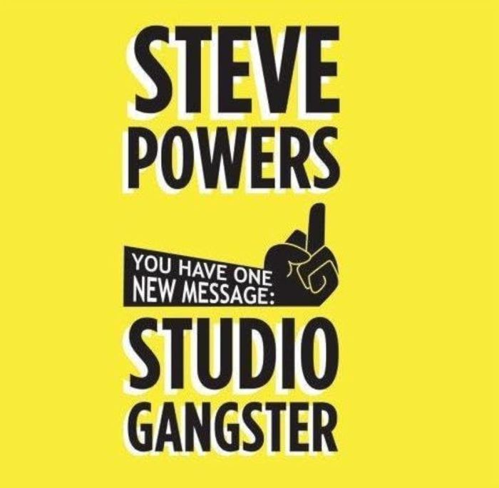 Couverture du livre « STEVE POWERS STUDIO GANGSTER /ANGLAIS », librairie Les Contes Infusés à Corte