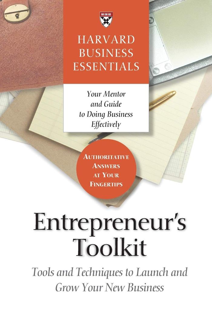 Couverture du livre « ENTREPRENEUR'S TOOLKIT » de Harvard Business Sch, librairie Les Contes Infusés à Corte