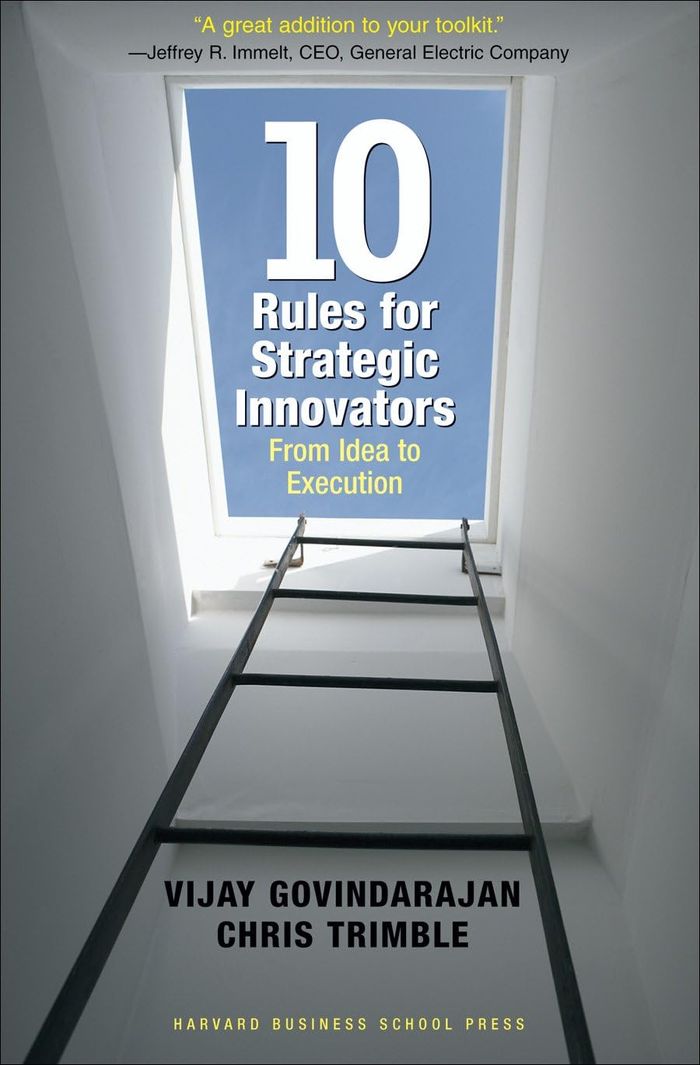 Couverture du livre « 10 RULES FOR STRATEGIC INNOVATORS » de Govindarajan, Vijay, librairie Les Contes Infusés à Corte