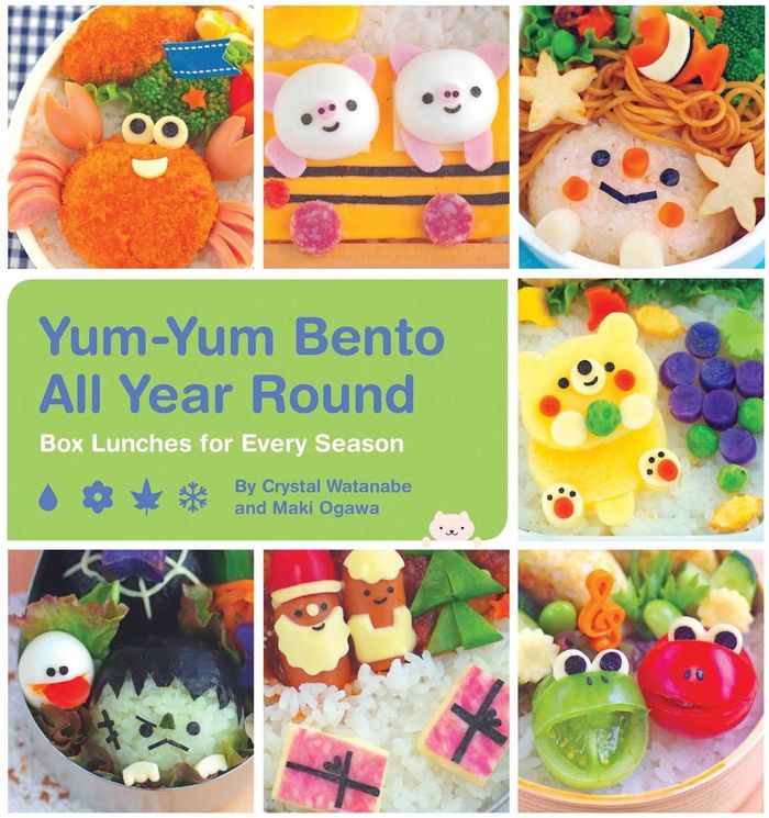 Couverture du livre « YUM-YUM BENTO ALL YEAR ROUND - BOX LUNCHES FOR EVERY SEASON », librairie Les Contes Infusés à Corte