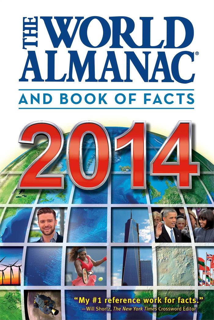 Couverture du livre « THE WORLD ALMANAC AND BOOK OF FACTS 2014 », librairie Les Contes Infusés à Corte