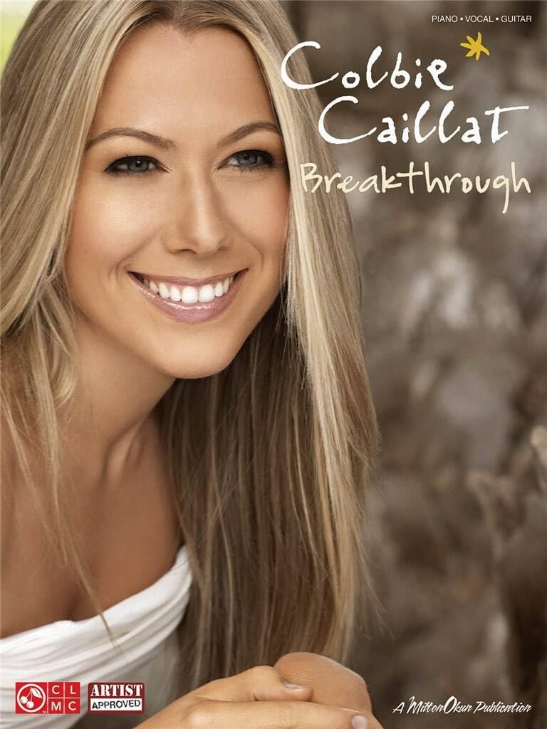 Couverture du livre « COLBIE CAILLAT - BREAKTHROUGH PIANO, VOIX, GUITARE » de Auteurs Divers, librairie Les Contes Infusés à Corte