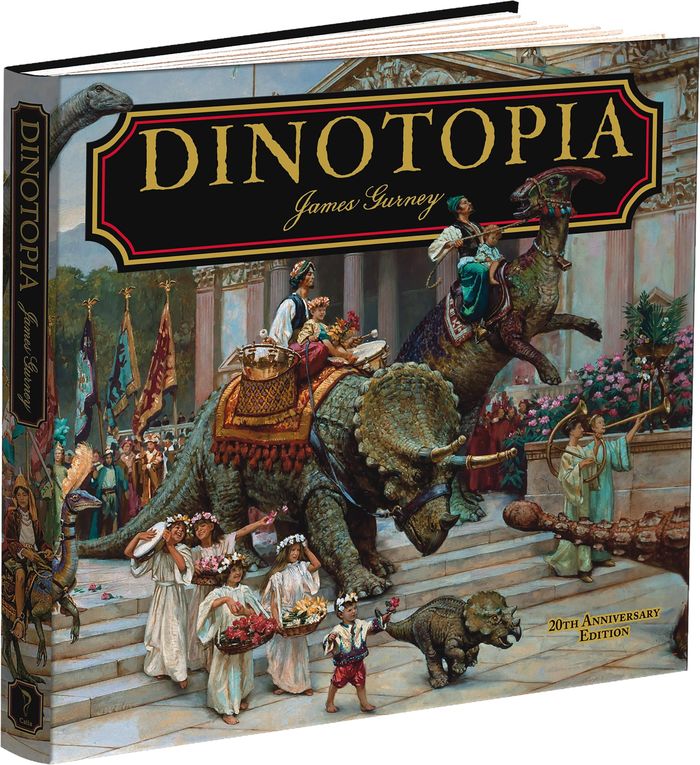 Couverture du livre « CALLA EDITIONS - DINOTOPIA: A LAND APART FROM TIME », librairie Les Contes Infusés à Corte