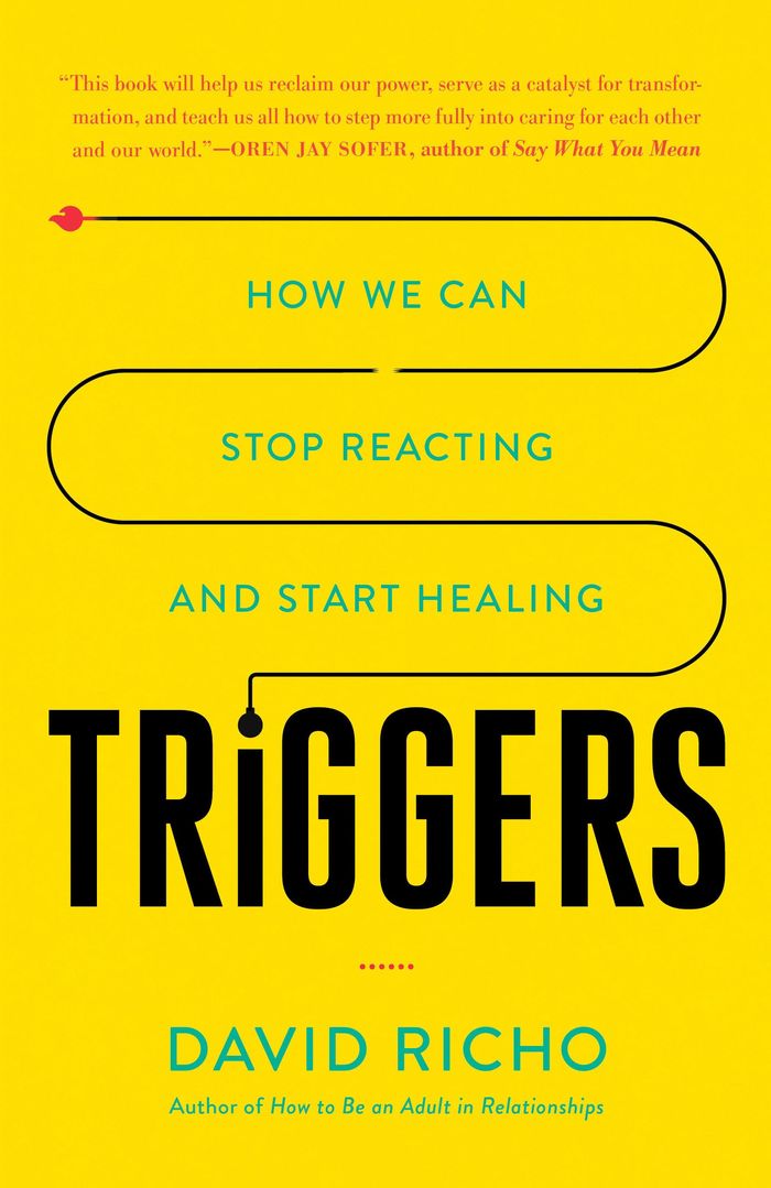 Couverture du livre « TRIGGERS - HOW WE CAN STOP REACTING AND START HEALING » de David Richo, librairie Les Contes Infusés à Corte