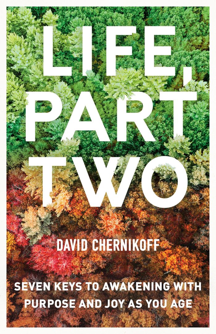 Couverture du livre « LIFE, PART TWO - SEVEN KEYS TO AWAKENING WITH PURPOSE AND JOY AS YOU AGE » de David Chernikoff, librairie Les Contes Infusés à Corte