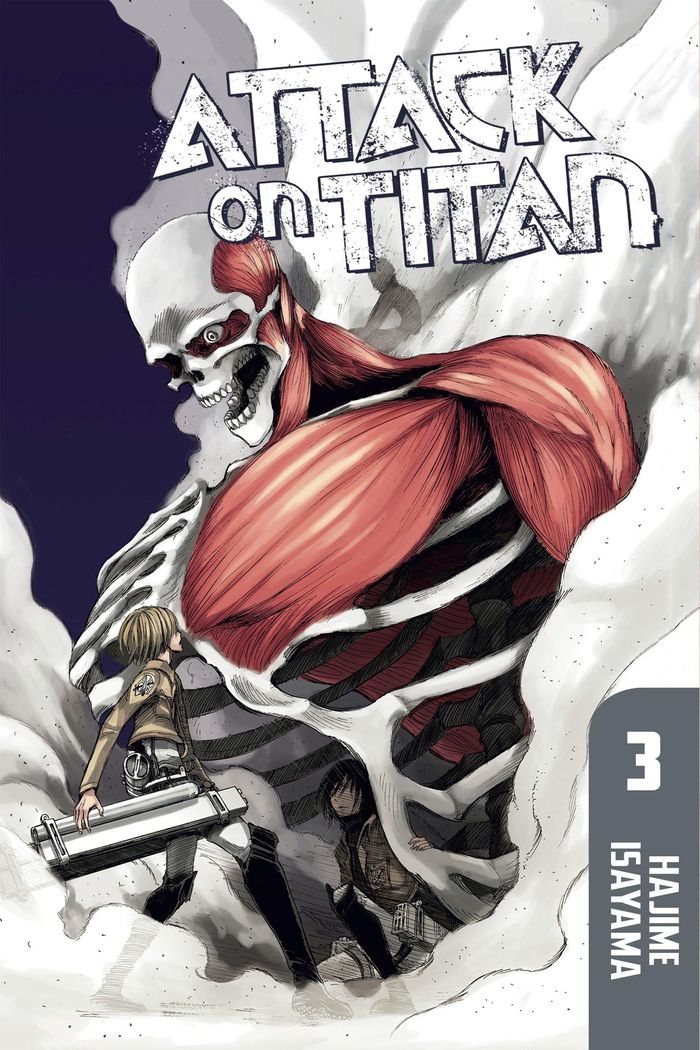 Couverture du livre « ATTACK ON TITAN 3 » de Hajime Isayama, librairie Les Contes Infusés à Corte