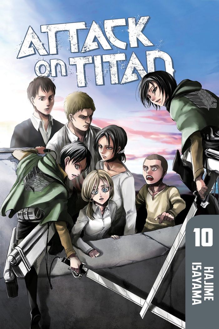 Couverture du livre « ATTACK ON TITAN 10 » de Hajime Isayama, librairie Les Contes Infusés à Corte