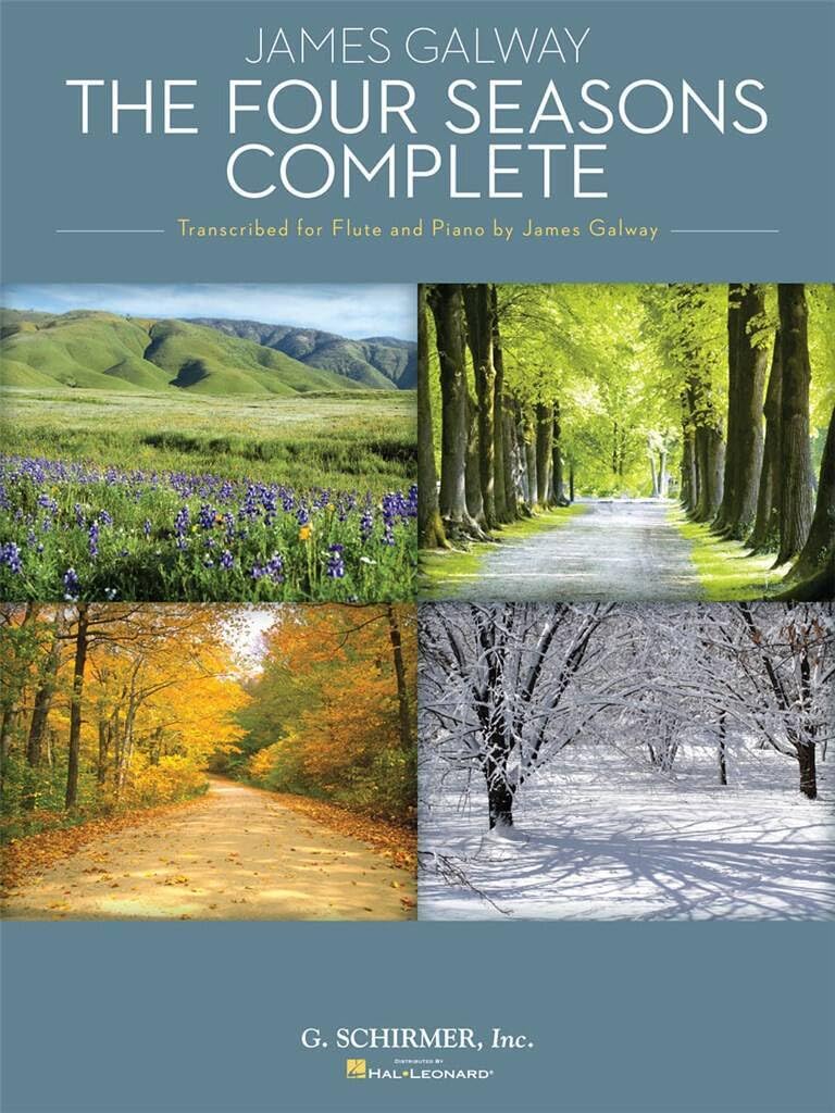 Couverture du livre « ANTONIO VIVALDI: THE FOUR SEASONS COMPLETE (JAMES GALWAY) - FLUTE » de Galway, (arran James, librairie Les Contes Infusés à Corte