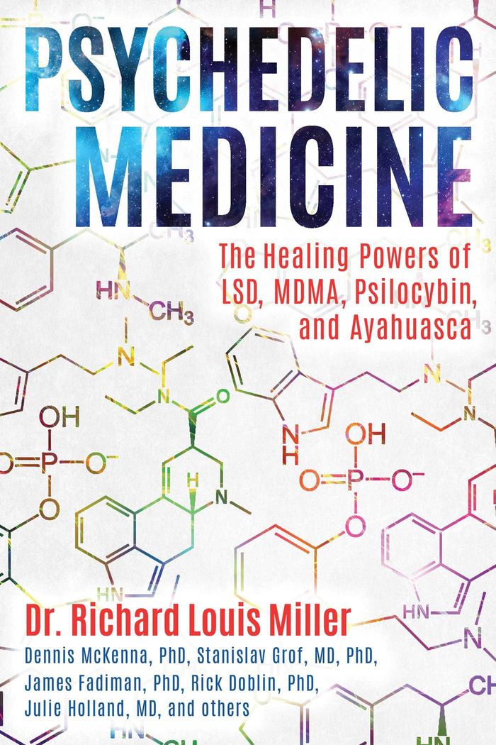 Couverture du livre « PSYCHEDELIC MEDICINE - THE HEALING POWERS OF LSD, MDMA, PSILOCYBIN, AND AYAHUASCA » de Miller Richard Louis, librairie Les Contes Infusés à Corte
