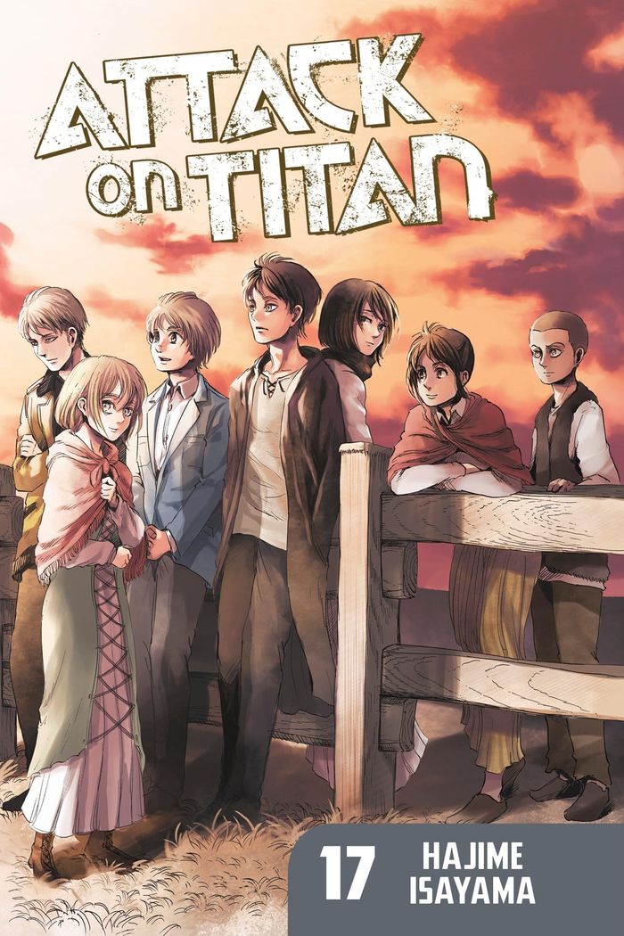 Couverture du livre « ATTACK ON TITAN 17 » de Hajime Isayama, librairie Les Contes Infusés à Corte