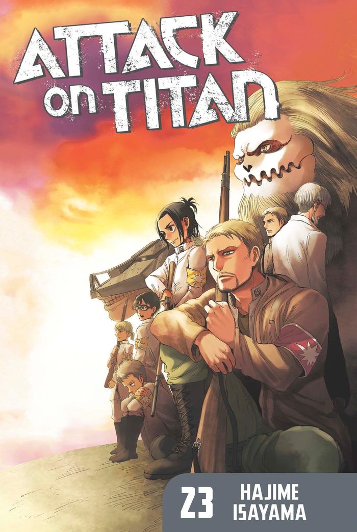 Couverture du livre « ATTACK ON TITAN 23 » de Hajime Isayama, librairie Les Contes Infusés à Corte