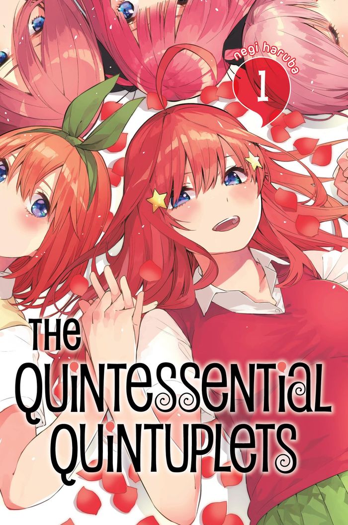 Couverture du livre « THE QUINTESSENTIAL QUINTUPLETS 1 » de Negi Haruba, librairie Les Contes Infusés à Corte