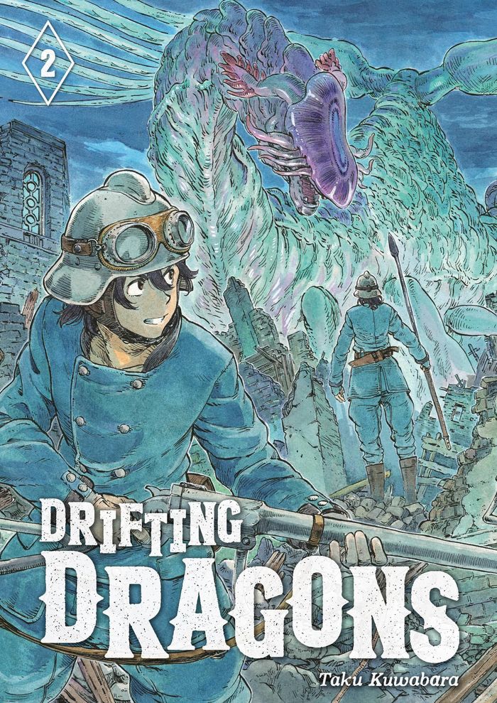 Couverture du livre « DRIFTING DRAGONS 2 », librairie Les Contes Infusés à Corte