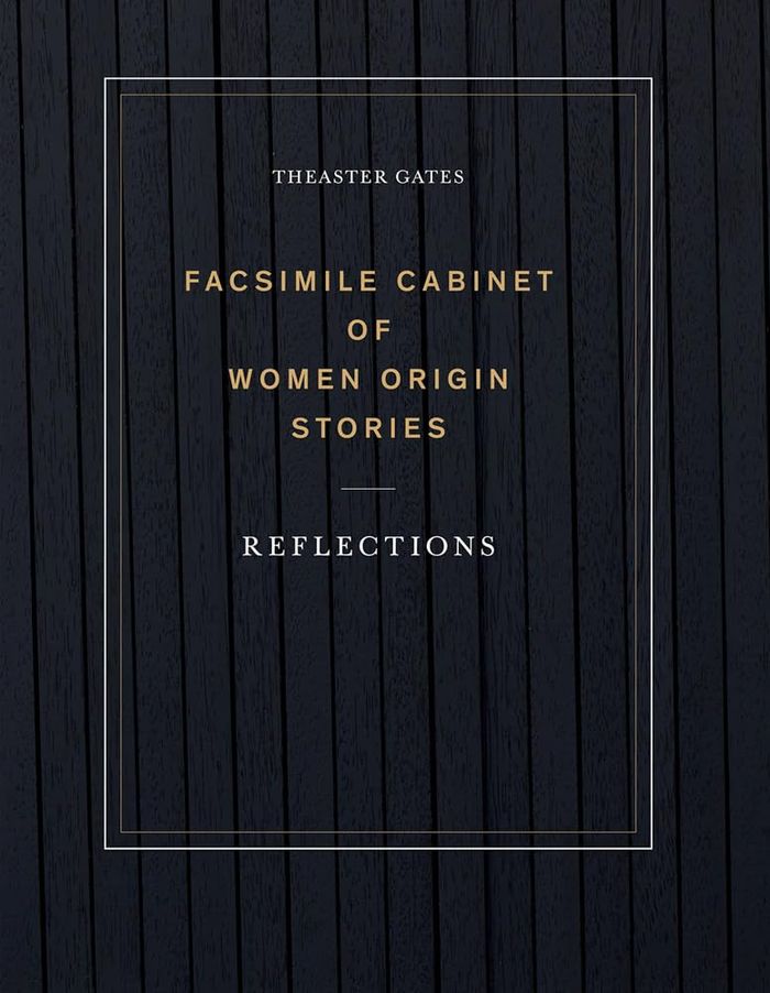 Couverture du livre « THEASTER GATES: FACSIMILE CABINET OF WOMEN ORIGIN STORIES /ANGLAIS » de Theaster Gates, librairie Les Contes Infusés à Corte