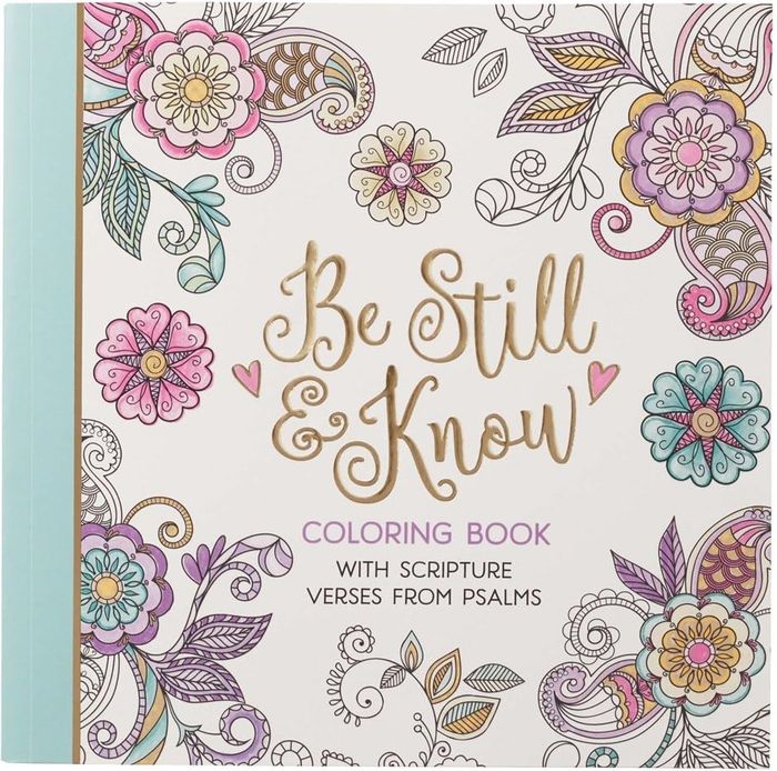 Couverture du livre « BE STILL COLORING BOOK », librairie Les Contes Infusés à Corte