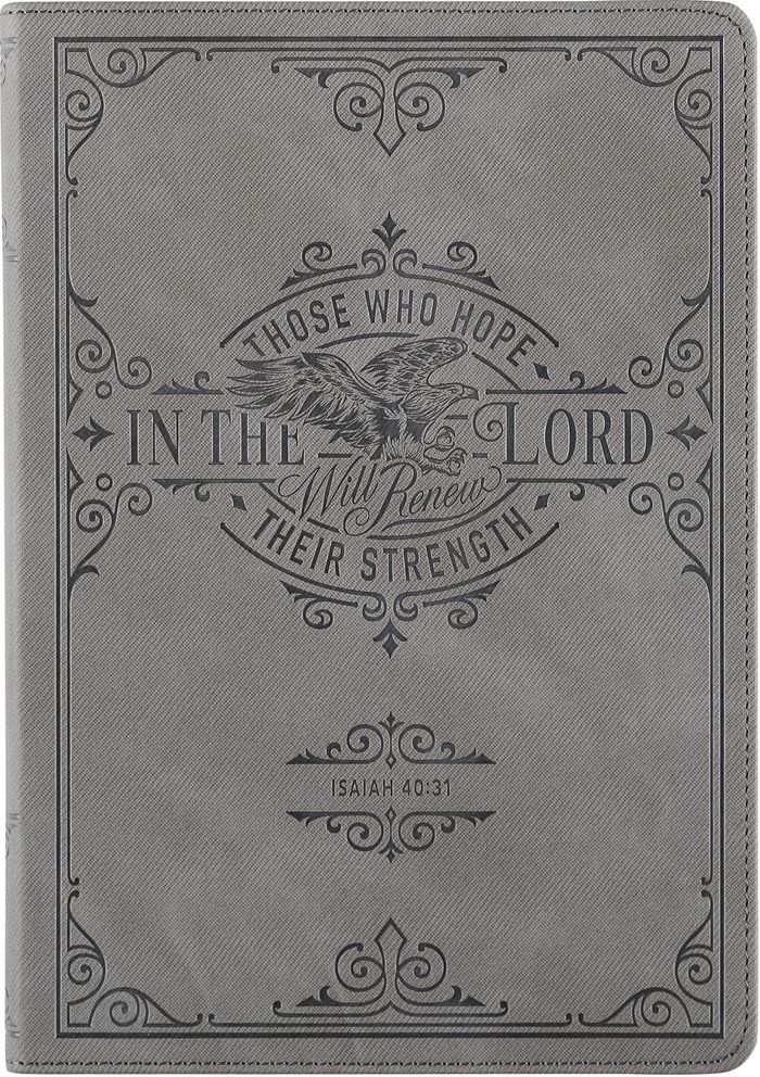 Couverture du livre « JOURNAL CLASSIC HOPE IN THE LORD ISAIAH 40:31 » de Collectif, librairie Les Contes Infusés à Corte