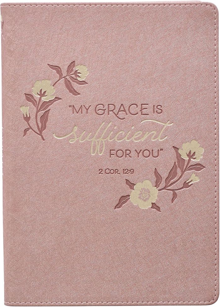 Couverture du livre « JOURNAL CLASSIC MY GRACE IS SUFFICIENT FOR YOU » de Collectif, librairie Les Contes Infusés à Corte