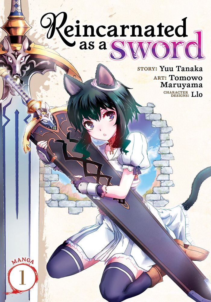 Couverture du livre « REINCARNATED AS A SWORD (MANGA) VOL. 1 » de Yuu Tanaka, librairie Les Contes Infusés à Corte