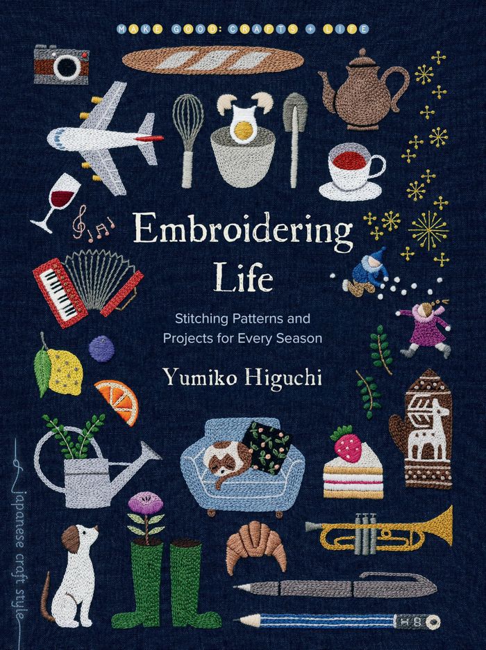 Couverture du livre « EMBROIDERING LIFE /ANGLAIS » de Yumiko Higuchi, librairie Les Contes Infusés à Corte