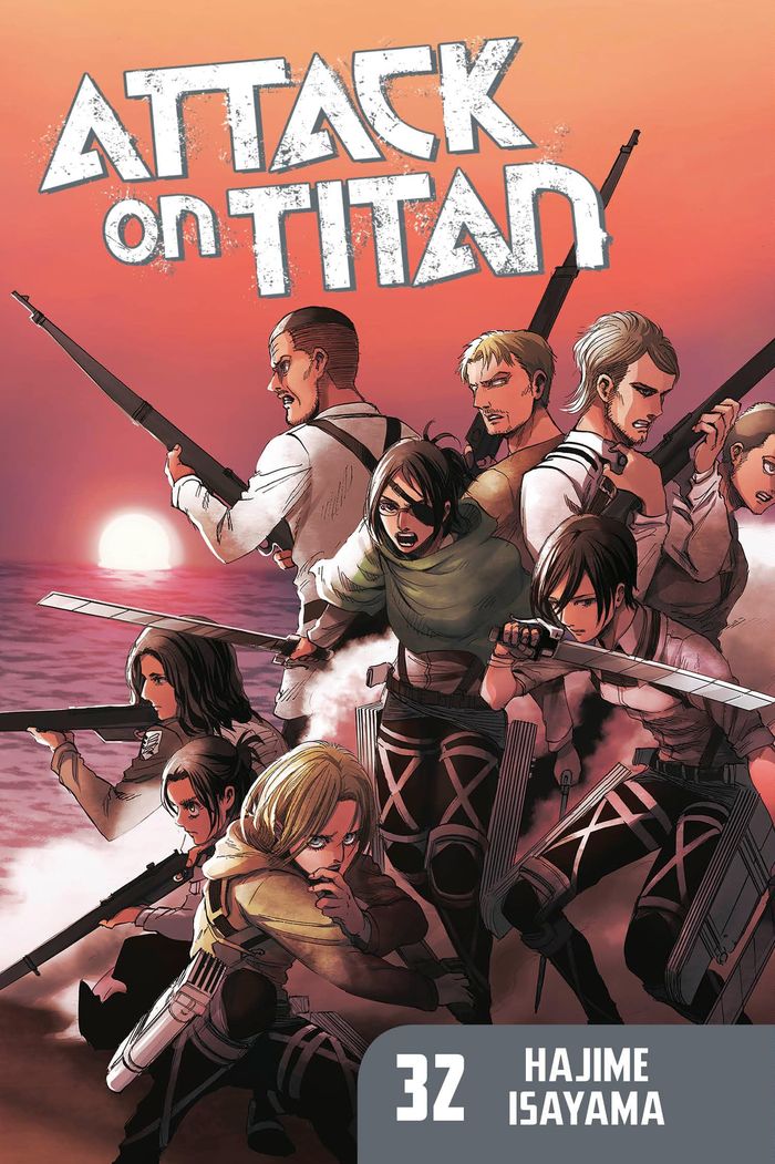 Couverture du livre « ATTACK ON TITAN 32 » de Hajime Isayama, librairie Les Contes Infusés à Corte