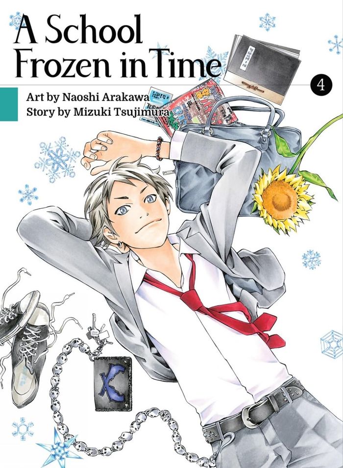 Couverture du livre « A SCHOOL FROZEN IN TIME 4 », librairie Les Contes Infusés à Corte
