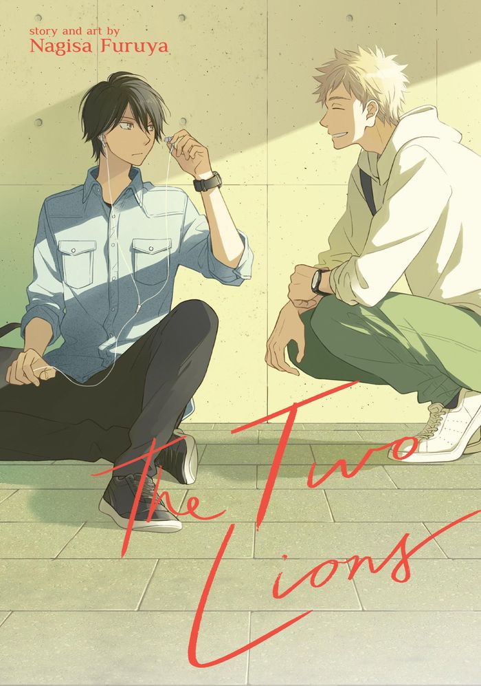 Couverture du livre « THE TWO LIONS » de Nagisa Furuya, librairie Les Contes Infusés à Corte
