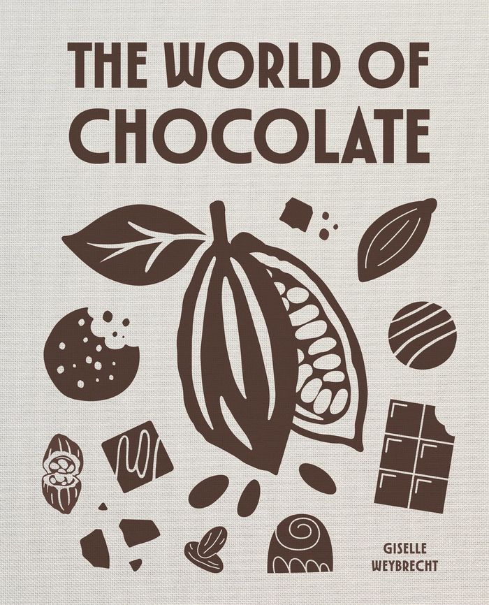Couverture du livre « THE WORLD OF CHOCOLATE - EVERYTHING YOU NEED TO KNOW » de Giselle Weybrecht, librairie Les Contes Infusés à Corte