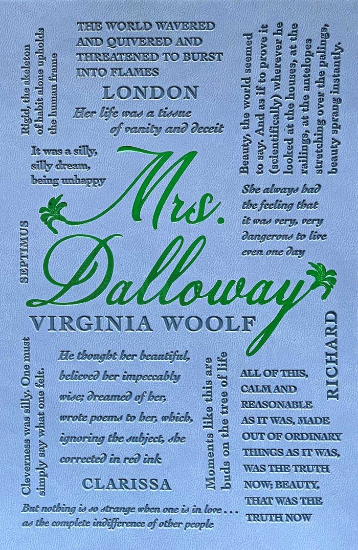 Couverture du livre « WORD CLOUD CLASSICS - MRS. DALLOWAY », librairie Les Contes Infusés à Corte