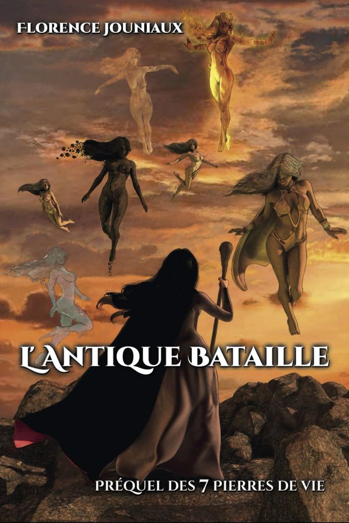 Couverture du livre « L'ANTIQUE BATAILLE - PREQUEL DES 7 PIERRES DE VIE » de Florence Jouniaux, librairie Les Contes Infusés à Corte