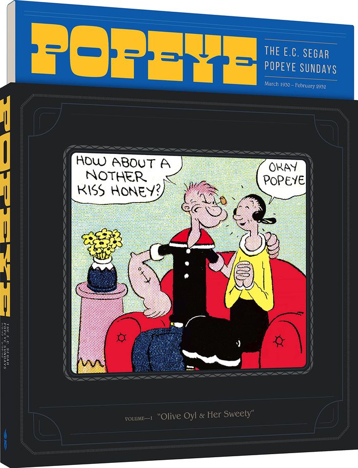 Couverture du livre « POPEYE VOLUME 1 - OLIVE OYL AND HER SWEETY », librairie Les Contes Infusés à Corte
