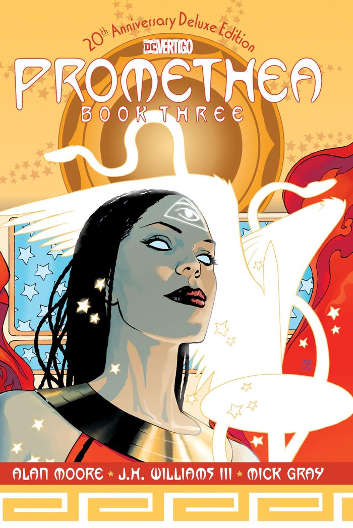Couverture du livre « PROMETHEA: THE 20TH ANNIVERSARY DELUXE EDITION BOOK THREE » de Alan Moore, librairie Les Contes Infusés à Corte