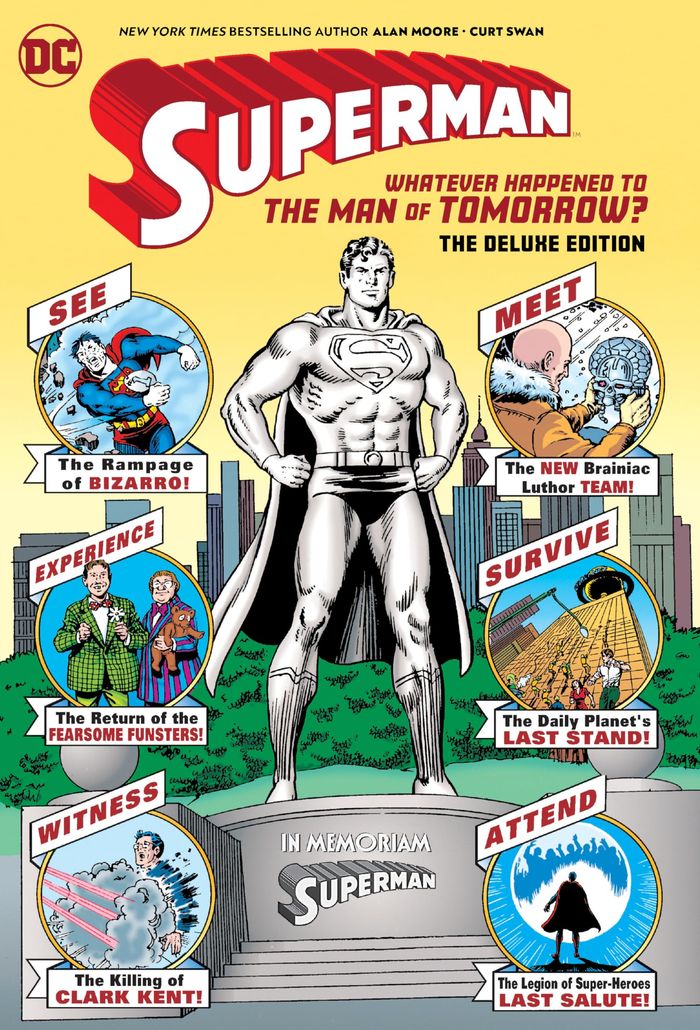 Couverture du livre « SUPERMAN DELUXE EDITION » de Moore, Alan, librairie Les Contes Infusés à Corte