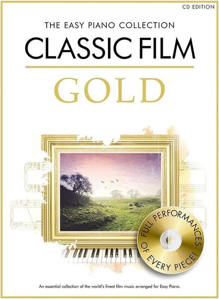 Couverture du livre « THE EASY PIANO COLLECTION: CLASSIC FILM GOLD (CD EDITION) PIANO+CD », librairie Les Contes Infusés à Corte