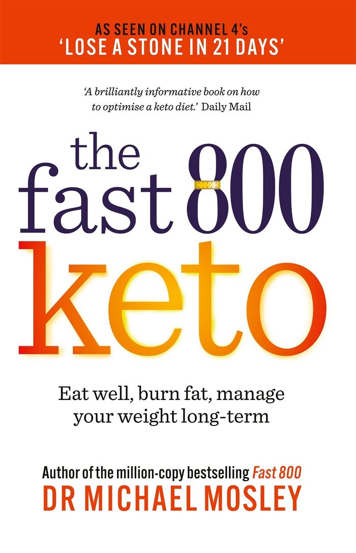 Couverture du livre « THE FAST 800 SERIES - FAST 800 KETO - EAT WELL, BURN FAT, MANAGE YOUR WEIGHT LONG-TERM » de Mosley Dr Michael, librairie Les Contes Infusés à Corte