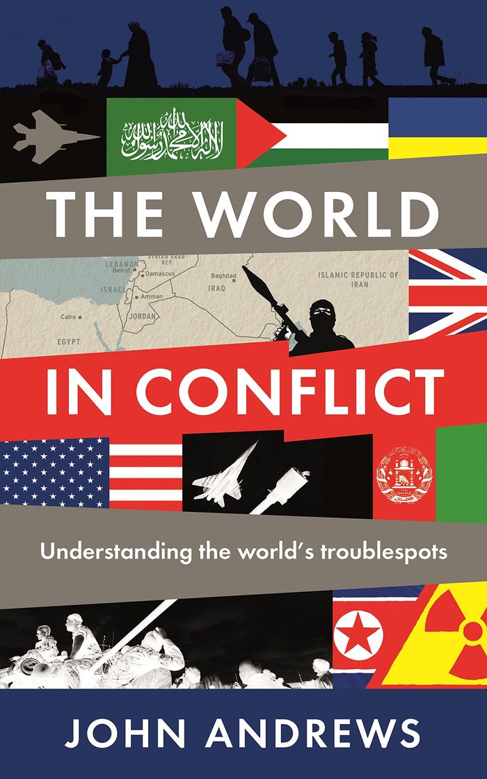 Couverture du livre « THE WORLD IN CONFLICT » de Andrews, John, librairie Les Contes Infusés à Corte
